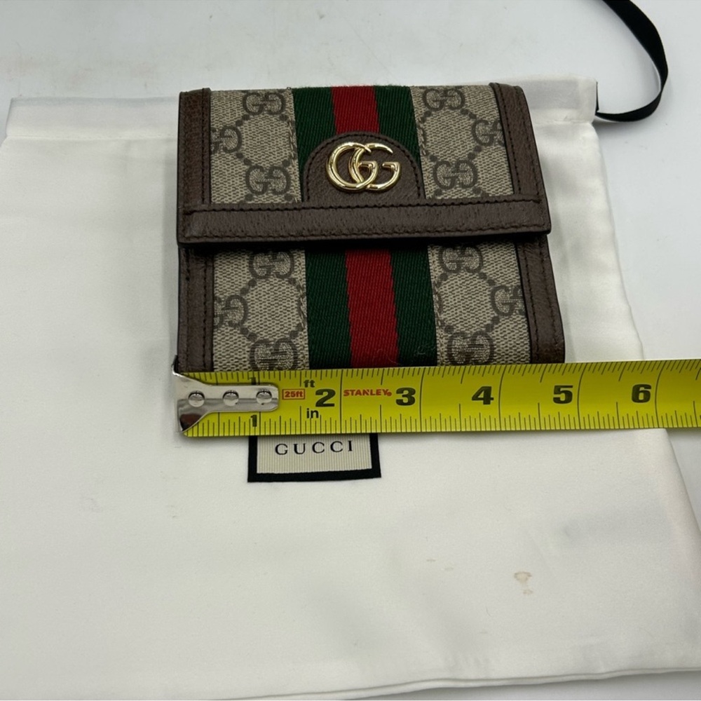 Unisex Gucci, Ophidia, GG French flap bifold wall made in Italy - Picture 9 of 10